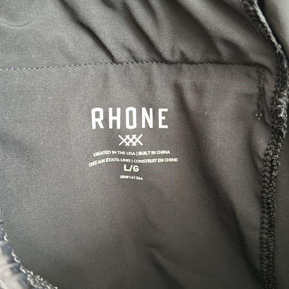 Rhone 7” mako shorts black unlined L large - Picture 4 of 4